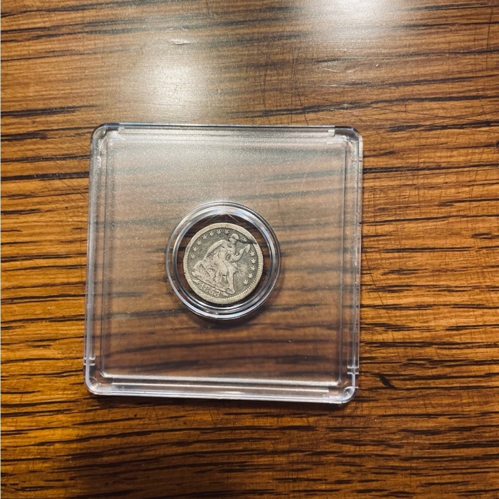 COPY - 1853 Seated Liberty Dime in Fine Condition.